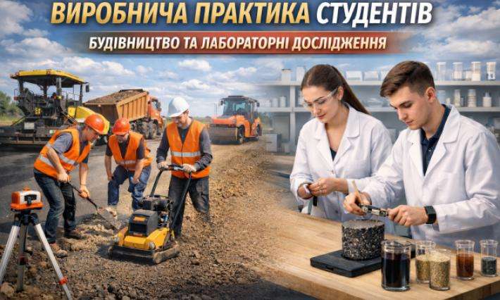 ПРОФЕСІЙНИЙ СТАРТ: СТУДЕНТИ КОЛЕДЖУ НА ПРАКТИЦІ У СФЕРІ ДОРОЖНЬОГО БУДІВНИЦТВА