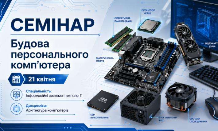 Семінар на тему «Будова персонального комп’ютера»