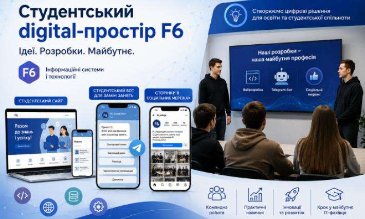 «Студентський digital-простір F6» 