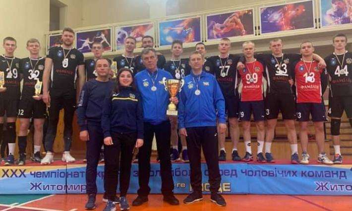 Вітаємо студентів ВСП ЖАДФК НТУ зі здобуттям срібних нагород чемпіонату України з волейболу